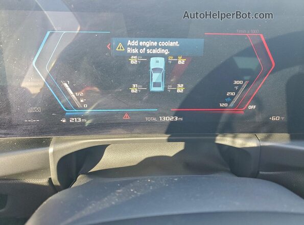 3MF13DM02R8D94517 2024 BMW M2 Blue Vista del cuadro de instrumentos