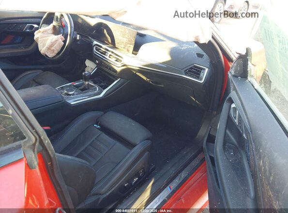 3MF13DM05R8E17644 2024 BMW M2 Оранжевый Вид салона спереди