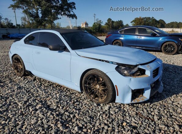 3MF13DM0XP8C94078 2023 BMW M2 Синий Передняя правая четверть