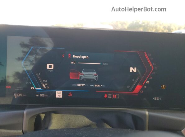 3MF13DM0XP8C94078 2023 BMW M2 Синий Вид щитка приборов