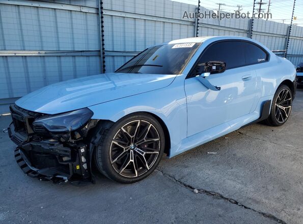 3MF23DM01S8E94568 2025 BMW M2 Blue Front left