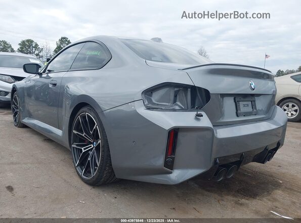 3MF23DM08S8F43717 2025 BMW M2 Серый Задняя левая четверть