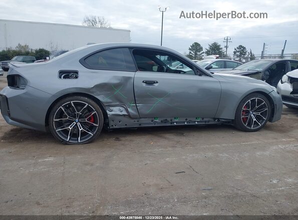 3MF23DM08S8F43717 2025 BMW M2 Серый Панорамный вид салона 360°