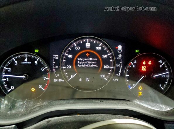3MVDMAAL4MM209070 2021 MAZDA CX-30 White Вид щитка приладів