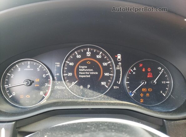 3MVDMBCL7LM116562 2020 MAZDA CX-30 Red ხელსაწყოთა პანელის ხედი