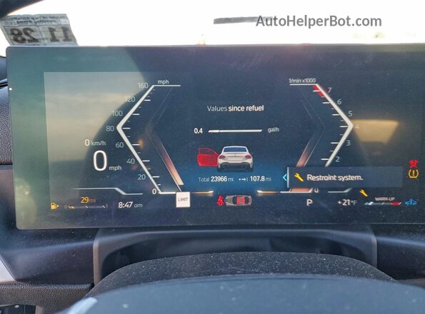 3MW33CM00R8D97645 2024 BMW OTHER Белый Вид щитка приборов
