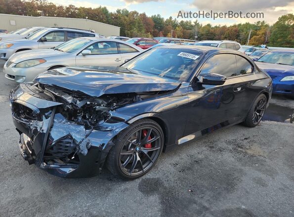 3MW43CM08P8D25836 2023 BMW M2 Черный Передняя левая четверть