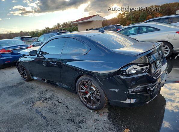 3MW43CM08P8D25836 2023 BMW M2 Черный Задняя левая четверть
