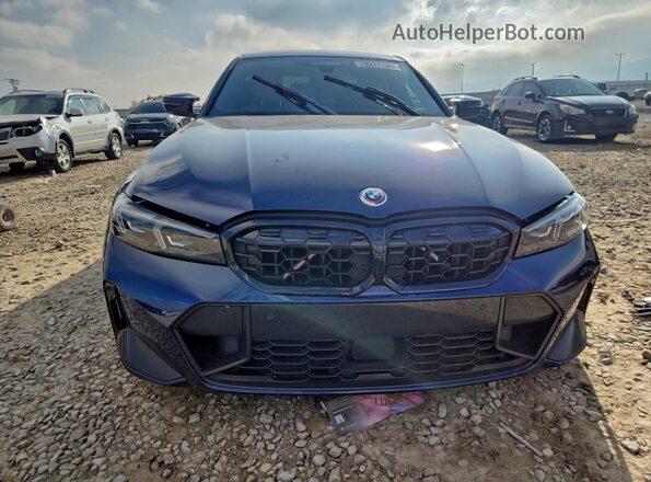 3MW49FF05P8C80349 2023 BMW M3 Синий Вид спереди