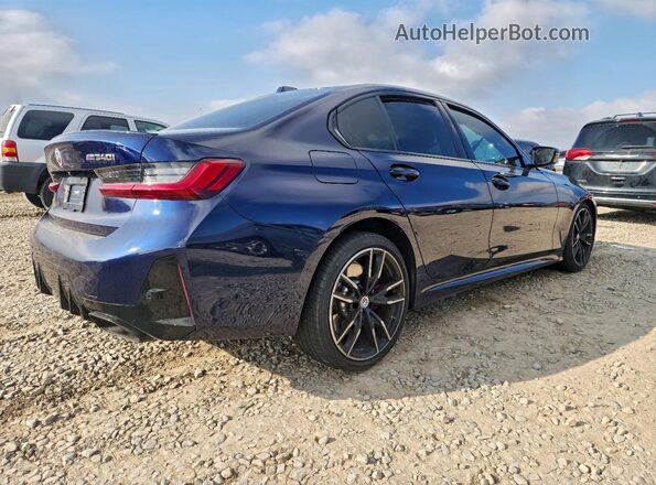 3MW49FF05P8C80349 2023 BMW M3 Синий Задняя правая четверть