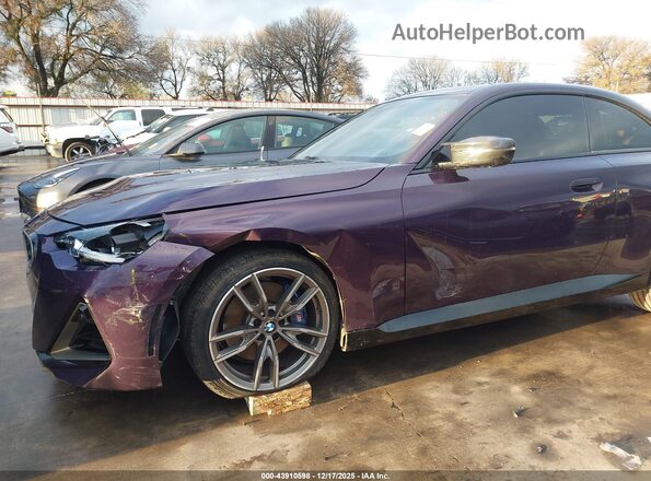 3MW53CM02N8C35731 2022 BMW M2 Фиолетовый Вид спереди