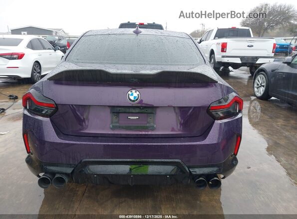 3MW53CM02N8C35731 2022 BMW M2 Фиолетовый 