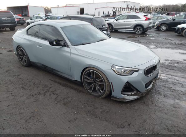 3MW53CM05N8C48070 2022 BMW M2 Серый Передняя правая четверть