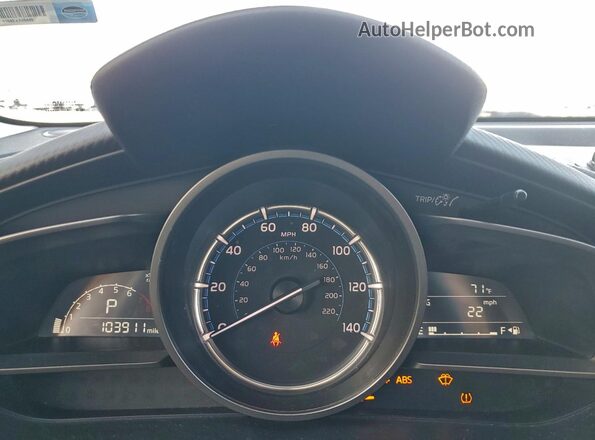 3MYDLBYV1KY514969 2019 TOYOTA YARIS Серый Вид щитка приборов