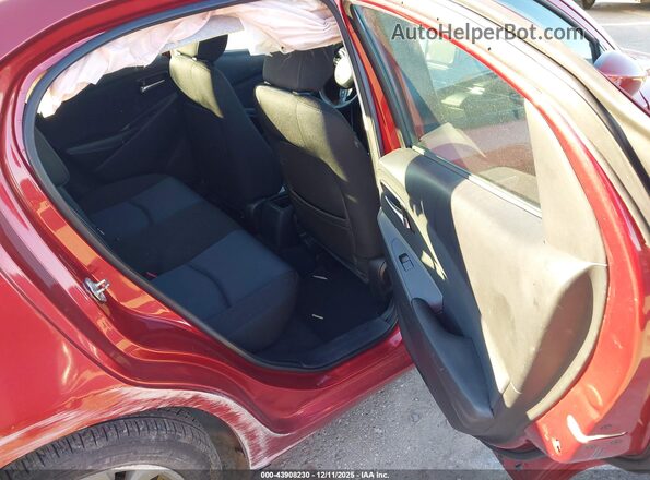 3MYDLBYV3JY317302 2018 TOYOTA YARIS IA Red Widok naklejki z numerem VIN