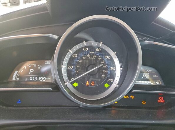3MYDLBYV4JY312366 2018 TOYOTA YARIS Blue Instrument cluster view