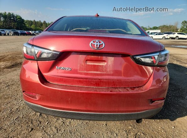 3MYDLBYVXKY513352 2019 TOYOTA YARIS Красный Вид сзади