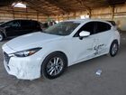 2018 Mazda 3 Sport White vin: 3MZBN1K70JM217327