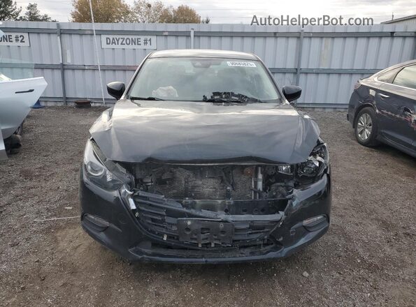 3MZBN1U75JM251230 2018 MAZDA 3 Черный Вид спереди