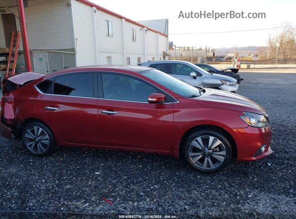 3N1AB7AP3GY303540 2016 NISSAN SENTRA Red უკანა სალონის ხედი
