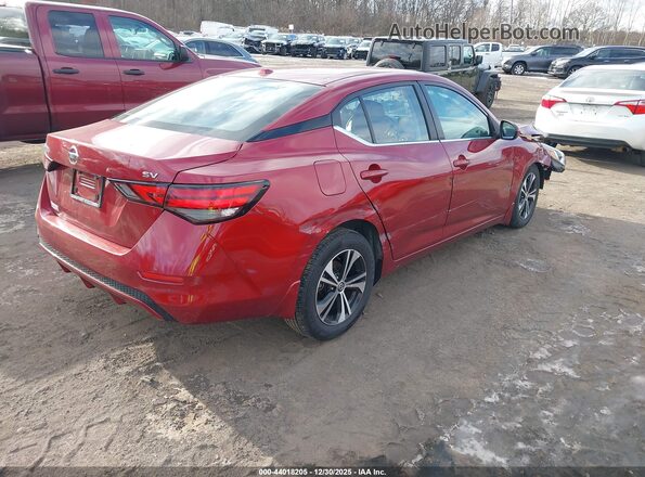 3N1AB8CV0MY207510 2021 NISSAN SENTRA Красный Задняя правая четверть