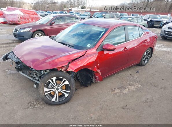 3N1AB8CV0MY207510 2021 NISSAN SENTRA Красный Вид спереди