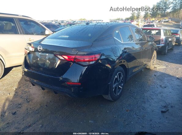 3N1AB8CV0SY342466 2025 NISSAN SENTRA Черный Задняя правая четверть
