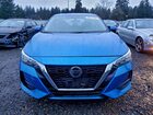2021 Nissan Sentra Sv Синий vin: 3N1AB8CV1MY305512
