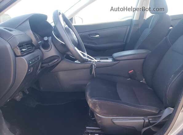 3N1AB8CV2MY232957 2021 NISSAN SENTRA Gray Widok wnętrza z przodu