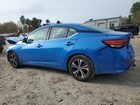 2020 Nissan Sentra Sv Синий vin: 3N1AB8CV3LY308538