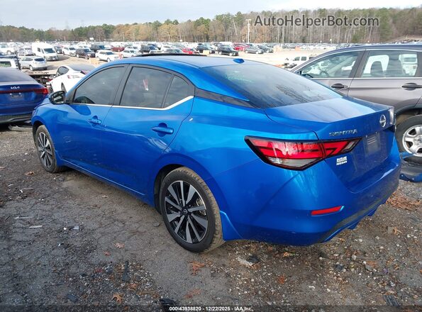 3N1AB8CV4RY304877 2024 NISSAN SENTRA Синий Задняя левая четверть