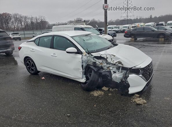3N1AB8CV9RY296310 2024 NISSAN SENTRA Белый Передняя правая четверть