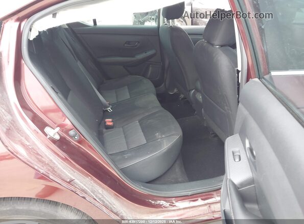 3N1AB8CV9RY376836 2024 NISSAN SENTRA Burgundy VIN კოდის სტიკერის ხედი