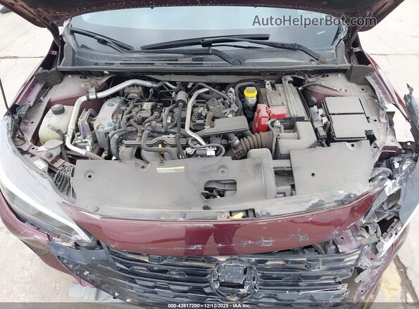 3N1AB8CV9RY376836 2024 NISSAN SENTRA Burgundy უკანა ხედი