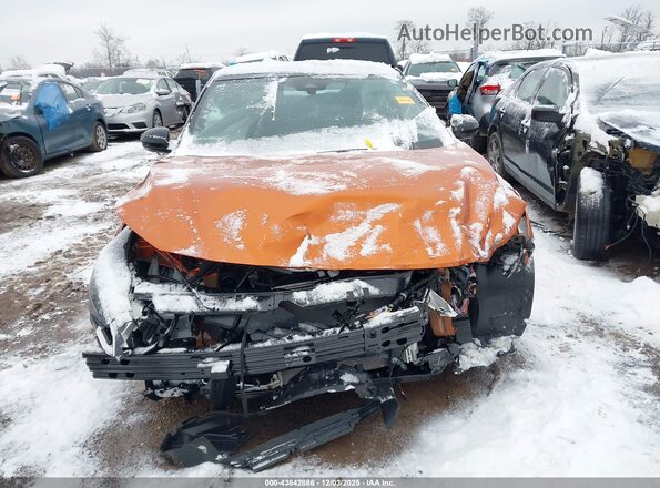 3N1AB8DVXSY224536 2025 NISSAN SENTRA Оранжевый Вид щитка приборов