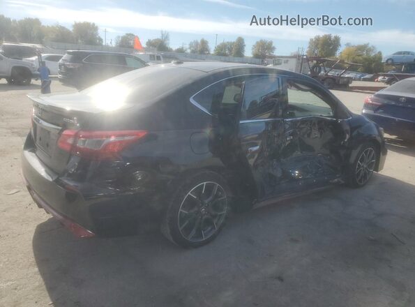 3N1CB7AP8HY340948 2017 NISSAN SENTRA Черный Задняя правая четверть