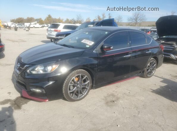 3N1CB7AP8HY340948 2017 NISSAN SENTRA Черный Передняя левая четверть