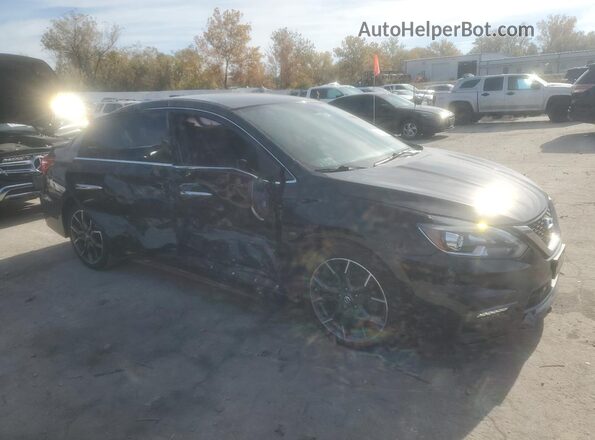 3N1CB7AP8HY340948 2017 NISSAN SENTRA Черный Передняя правая четверть