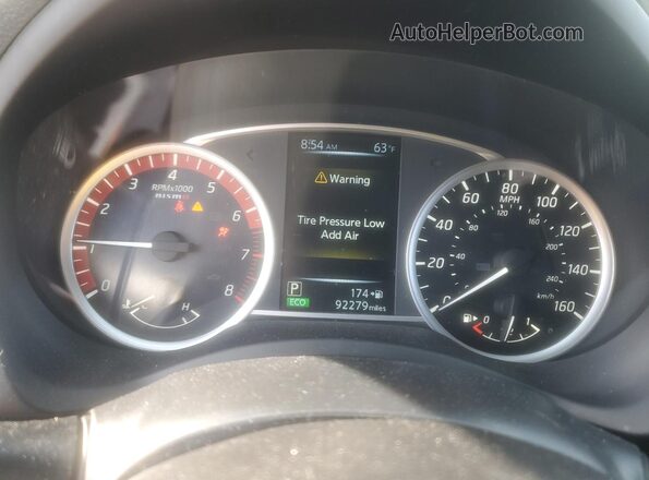 3N1CB7AP8HY340948 2017 NISSAN SENTRA Черный Вид щитка приборов