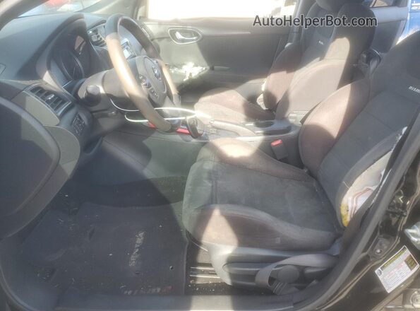 3N1CB7AP8HY340948 2017 NISSAN SENTRA Черный Вид салона спереди