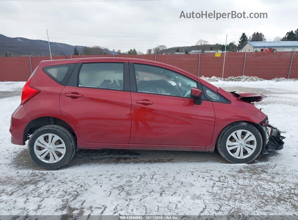 3N1CE2CP5KL359405 2019 NISSAN VERSA NOTE Red Instrument cluster view