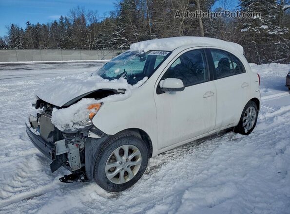 3N1CK3CP7KL218947 2019 NISSAN MICRA Белый Передняя левая четверть