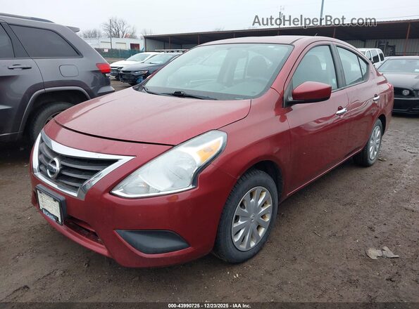 3N1CN7AP2GL835097 2016 NISSAN VERSA Красный Передняя левая четверть