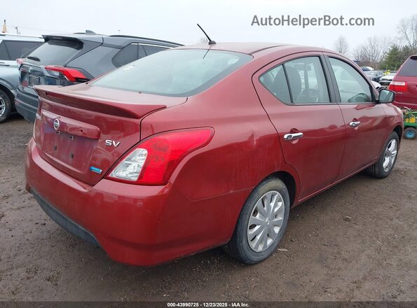 3N1CN7AP2GL835097 2016 NISSAN VERSA Красный Задняя правая четверть