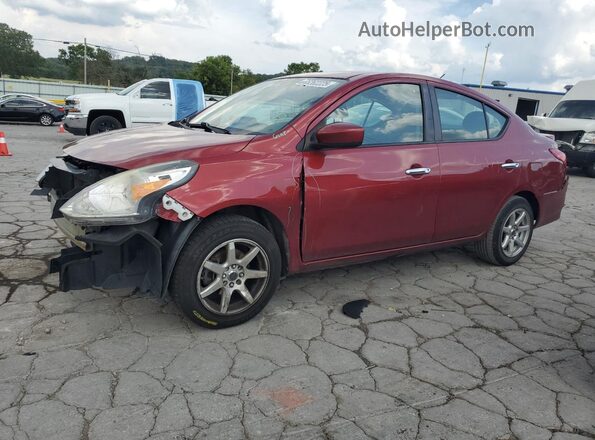 3N1CN7AP2GL885952 2016 NISSAN VERSA Красный Передняя левая четверть