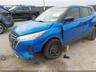 2022 Nissan Kicks S Xtronic Cvt Синий vin: 3N1CP5BV3NL486072