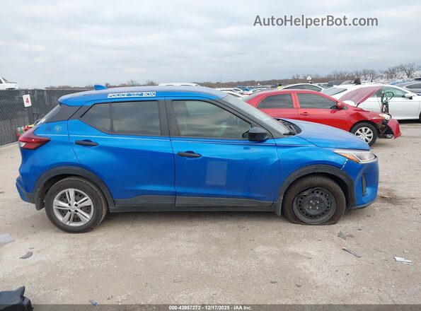 3N1CP5BV3NL486072 2022 NISSAN KICKS Синий Вид задней части салона