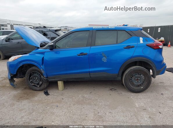 3N1CP5BV3NL486072 2022 NISSAN KICKS Синий Панорамный вид салона 360°