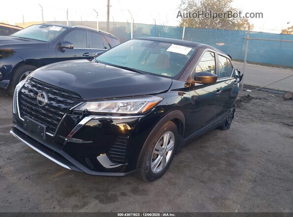 3N1CP5BV8PL476592 2023 NISSAN KICKS Black Передня ліва чверть