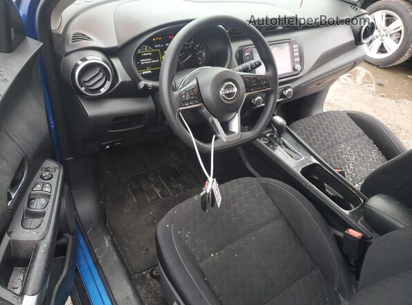 3N1CP5CV6PL503044 2023 NISSAN KICKS Blue Առջևի վահանակի տեսք